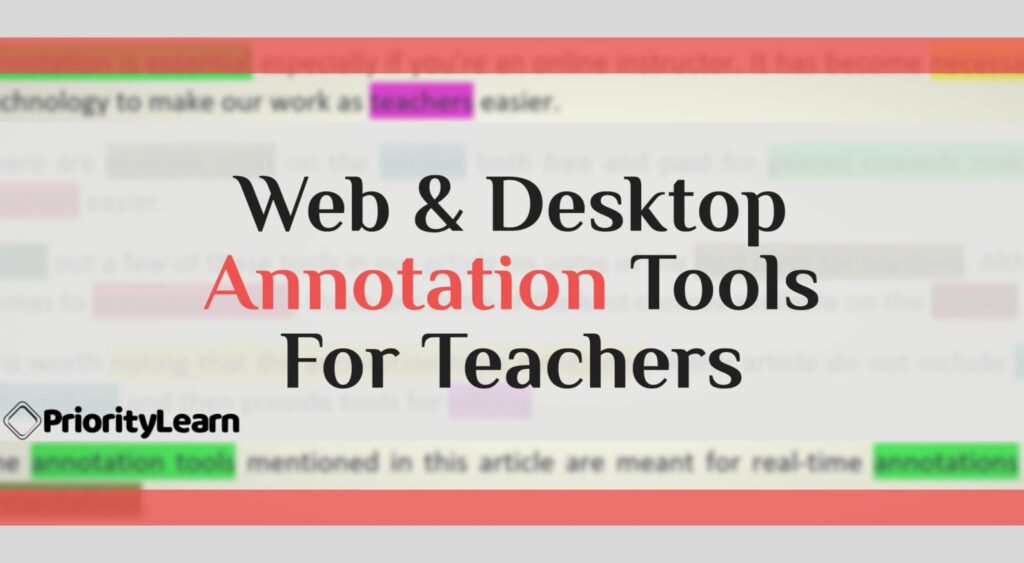 Annotation Tools For Teachers